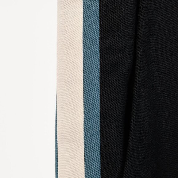 Dorothee Schumacher Black Wool Cropped Tuxedo-Stripe Trousers - Picture 5 of 11